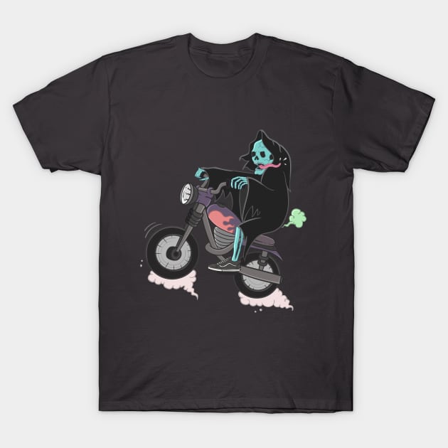 SKULL RIDER T-Shirt by bratcave.studio